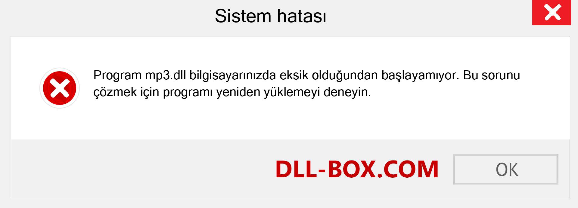 mp3.dll dosyası eksik mi? Windows 7, 8, 10 için İndirin - Windows'ta mp3 dll Eksik Hatasını Düzeltin, fotoğraflar, resimler
